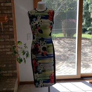 Maggie London Floral midi dress